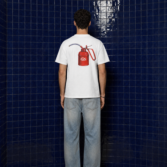 Oil can tee